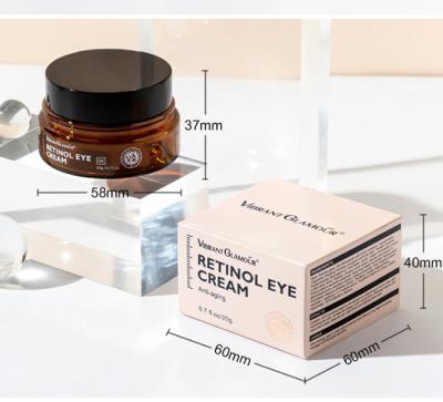 China Anti-puffiness angel retinol mling firming polypeptide multi-effects lip and removal instant dark eye circle pocket hydrating cream packaging for sale