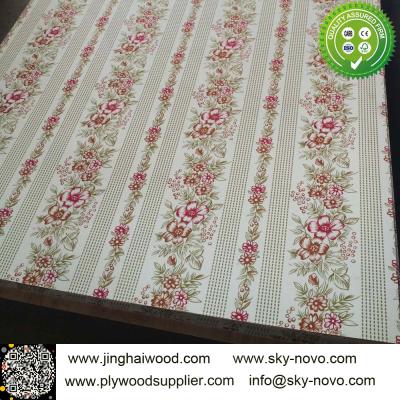 China Flower grain melamine boards for sale