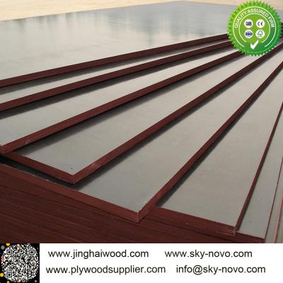 China Brown film face plywood 18mm shuttering boards/formwork for sale