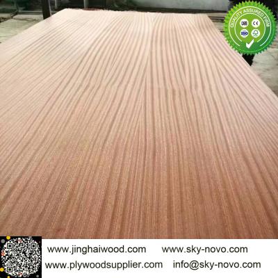 China Sapele veneered plywood for sale