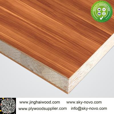 China Wood grain melamine Blockboard for sale