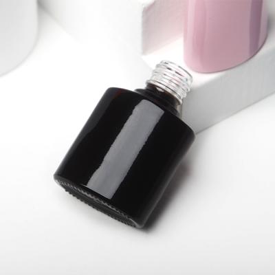 China Cosmetic 10 sets empty 7ml UV gel polish bottle and nail polish bottle with cap and brush for low MOQ for sale