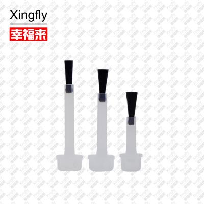 China Other brush for make up nail art brush, high quality nail uv gel polish dupont brush with white and black for sale