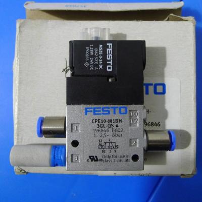 Chine Vanne électromagnétique électrique de FESTO CPE10-M1BH-3GL-QS-4 avec la haute performance à vendre