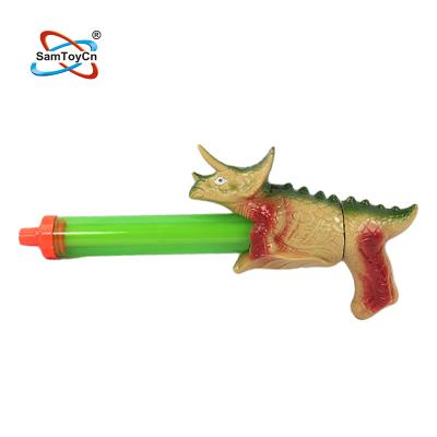 China Transparent Water Cannon Dinosaur Animals Water Gun Pull Toy Long Distance Water for Kids and Adults for sale