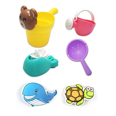 China Cute Water Play Beach Sand Cartoon Plastic Bucket Set Kids Summer Toy 20 X 18 X 12 Cm for sale