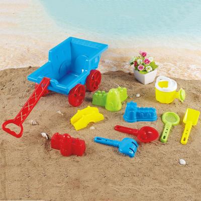 China Kids Toys Customized Summer Sand Cart Beach Toy Set For Kids for sale