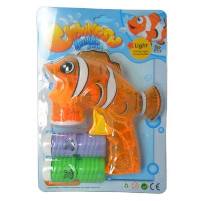 China Plastic Fish Bubble Gun With Lightweight Transparent Plastic for sale