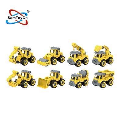 China Educational Toy DIY Assemble Truck 47 x 7.5 x 34 cm Engineering Car 8 Types for sale