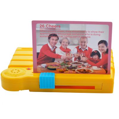 China Eco - Friendly Electronic English Teaching Machine Kids Learning Toy With Cards for sale