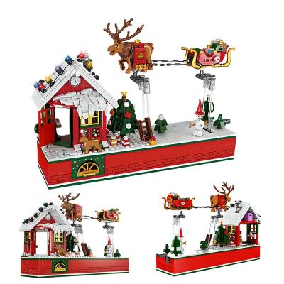 China Chrismas Gift Wholesale 940 PCS Early Educational Plastic Assemble Bricks Toys Christmas Party DIY Building Block Sets For Kids Gift for sale