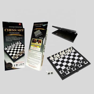 China Metal Collapsible Magnetic Board International Chess with EN71 for sale