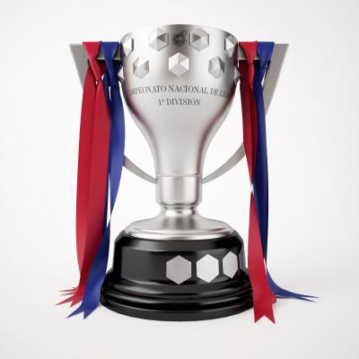 China Football Fan The New Listing 18cm Resin Craft Award Sports Soccer Souvenir Football Cups And Trophies for sale