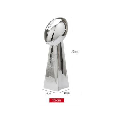 China Sports and trophies High Quality Vince Lombardi Award Trophy Super Bowl Resin Games 52cm for sale