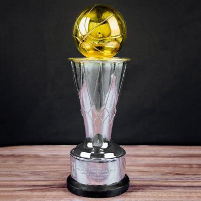 China Football Fan The Factory Cup Awards Trophy 45cm Basketball Championship Trophy for sale