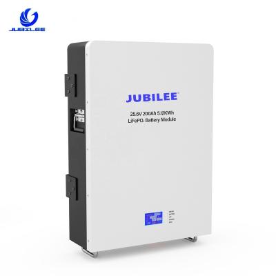 China Home 6000 Cycle 24V 100Ah 200Ah Lithium ion Solar Battery Power Wall Mount Bank LiFePO Solar Energy Storage 24V Powerwall for sale