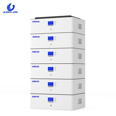 China 10KW 15KW 25KW  Lithium Lifepo4 Battery Solar Power System Inverter Stackable Energy Storage Battery Systems for House 100Ah 200Ah for sale