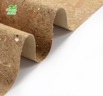 China Anti-rust Eco-friendly Natural Wood Cork Fabric Synthetic Leather For Pillow Bags Wallpaper Phone Cases for sale