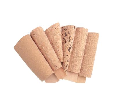 China Rustproof Ready To Ship Portugal Cork Material Natural Cork Granule Synthetic Leather Fabric For Packaging Mats for sale