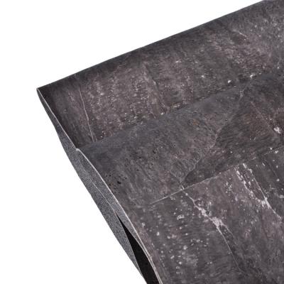 China Durable Thick Anti-rust Cork Fabric Synthetic Leather Wholesale Tin Roll Vein Eco-friendly For Bags for sale