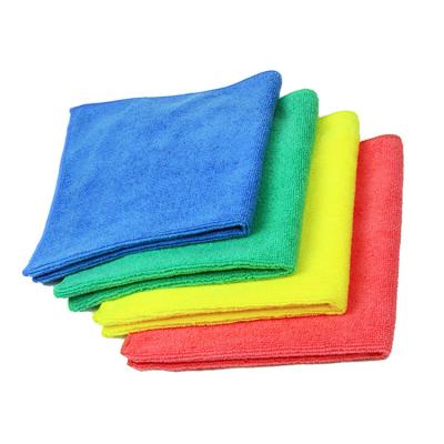 China Super Absorbent Microfiber Tablets Cleaning Cloths 16x16 Inch Microfiber Quick Dry Cloth For Home for sale