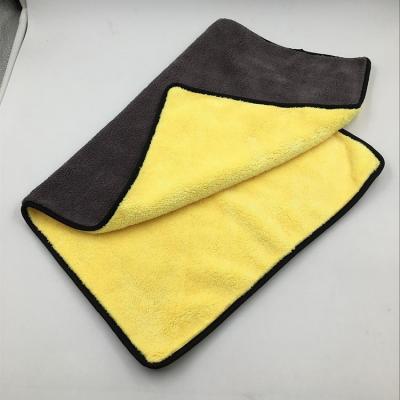 China Sustainable Microfiber Towel 40x40cm Fleece Plush Microfiber Cleaning Cloth Detailing Super Absorbent Coral Wholesale China Wholesale for sale