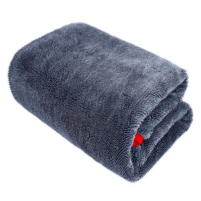 China Wholesale Twisted Super Absorbent Super Absorbent Microfiber Car Drying Towel Pile Plush Microfiber Towels Car Wash Twisted Wholesale for sale