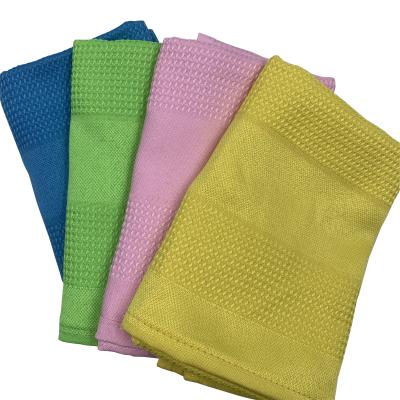 China 2021 Microfiber Waffle Kitchen QUICK DRY Dish Towel for sale