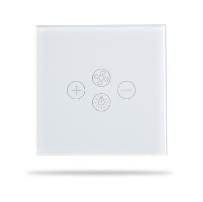 China Tempered Glass+PC Smart Home Switch WIFI Alexa Electric Home Standard Transom Fireproof Switch EU/UK for sale