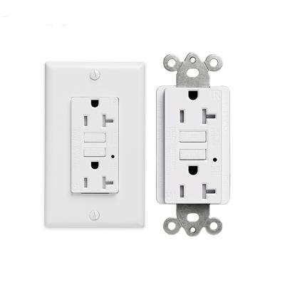 China Safty ETL Listed Standard USA 125V 20A TR GFCI Wall Outlet Plug for sale