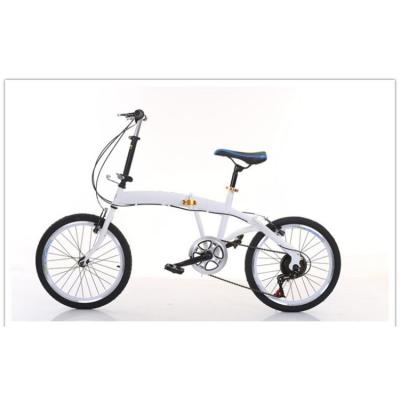 China Steel Folding Bikes For Adults Double V Brake Bycicle Full Suspension Foldable Bike for sale