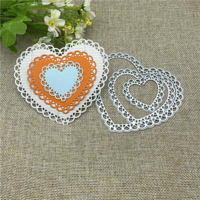 China China three-layer metal stencil beautiful carbon steel die cut embossing cutting dies for invitation card making craft cutting dies for sale