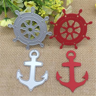 China China Sailing Anchor Ship Metal Cutting Dies Stencil Scrapbooking Photo Album Card DIY Paper Embossing Craft for sale