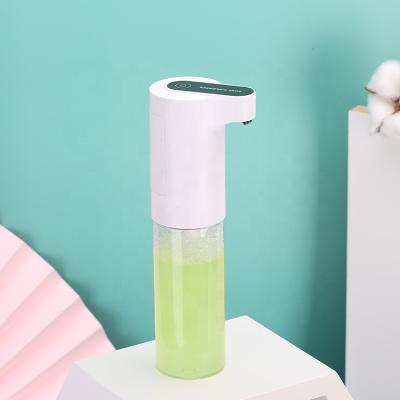 China Plastic Electric Battery Operated Foam Soap Dispenser Hotel Holder Hand Sanitizer Foam Soap Dispenser for sale