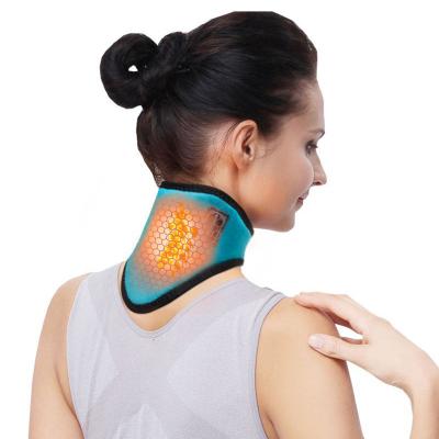 China Neck Brace USB Cervical Vertebra Infrared Thorn Compress Massage Convenient Heating Electric Filling Hot Belt for sale