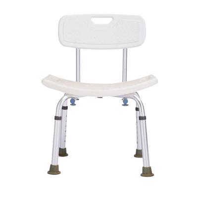 China Safe Health Care Supplies Adjustable Shower Chair Used Bathing Chairs Assistive Bath Bench Device Bath Stools for sale