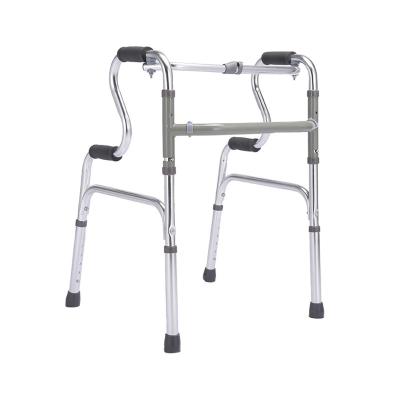 China Folding Portable Elder Walker Medical Product Elder Walker Medical Home Care Foldable Adult Aluminum Walker for sale