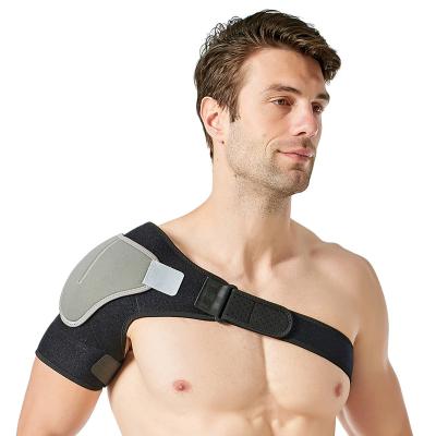 China Hot Selling Comfortable Tie Back Breathable Protective Shoulder Support Adjustable Shoulder Brace for sale