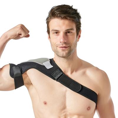 China Neoprene Shoulder Support Pad Comfortable Sport Protectors Men Adjustable Shoulder Brace for sale