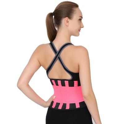 China Work And Sports Lumbar Support Spandex Back Support Back Braces Durable Elastic Breathable Waist Support for sale