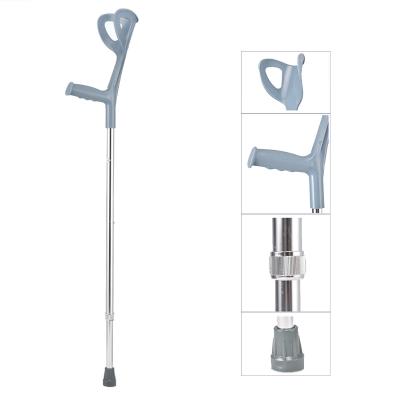 China Adjustable high quality elbow supports aluminum adjustable crutches for old man for sale