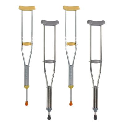 China Axillary Tip Adjustable Rubber Walking For Crutch Price Elbow Crutches Elderly Medical Adults Support for sale