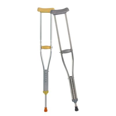 China Manufacturers Aluminum Alloy Ultra High Quality Gray Adjustable Underarm Crutches for sale