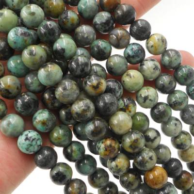 China Stone NANA High Quality Pure Natural Turquoise Loose Beads, 4mm Natural Gemstone Loose Beads for sale