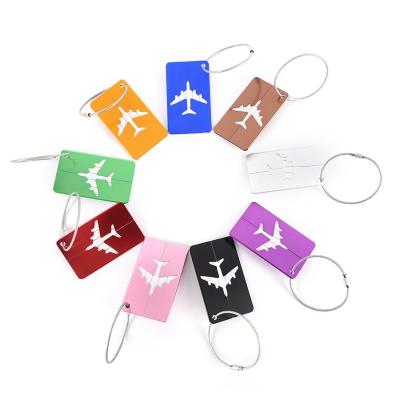 China NANA Factory Bulk Creative Metal High Quality Aluminum Luggage Tag Tag For Luggage for sale