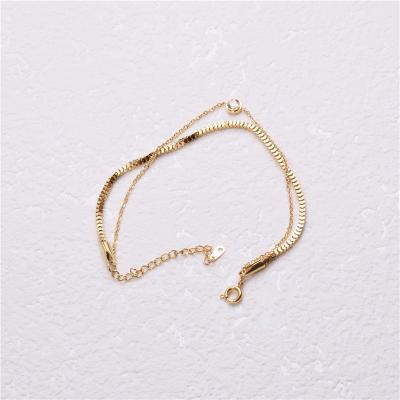 China NANA Casual/Sporty High Quality 18k Gold Plated Stainless Steel Chain Bracelet, 316l Stainless Steel Chain for sale