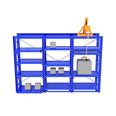 China Hot Selling Heavy Duty Steel Storage for Warehouse mold Rack Metal Stacking Grocery Store Goods Shelf for sale