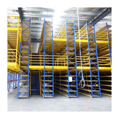 China Factory Wholesale Mezzanine Rack Steel Platform Strong Loading Capacity Attic Rack for sale