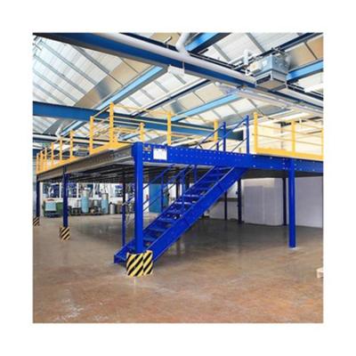 China Heavy duty steel warehouse high usage rate mezzanine floor storage racking system for sale