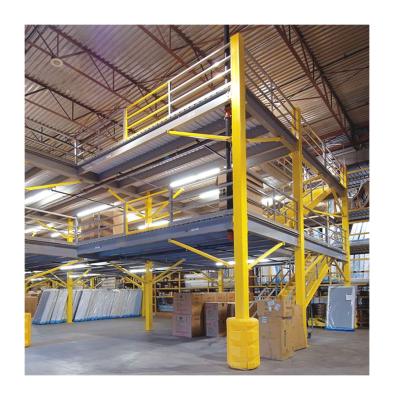 China High Quality Storage Racking Warehouse platforms mobile racking platforms metal mezzanines shelving for sale